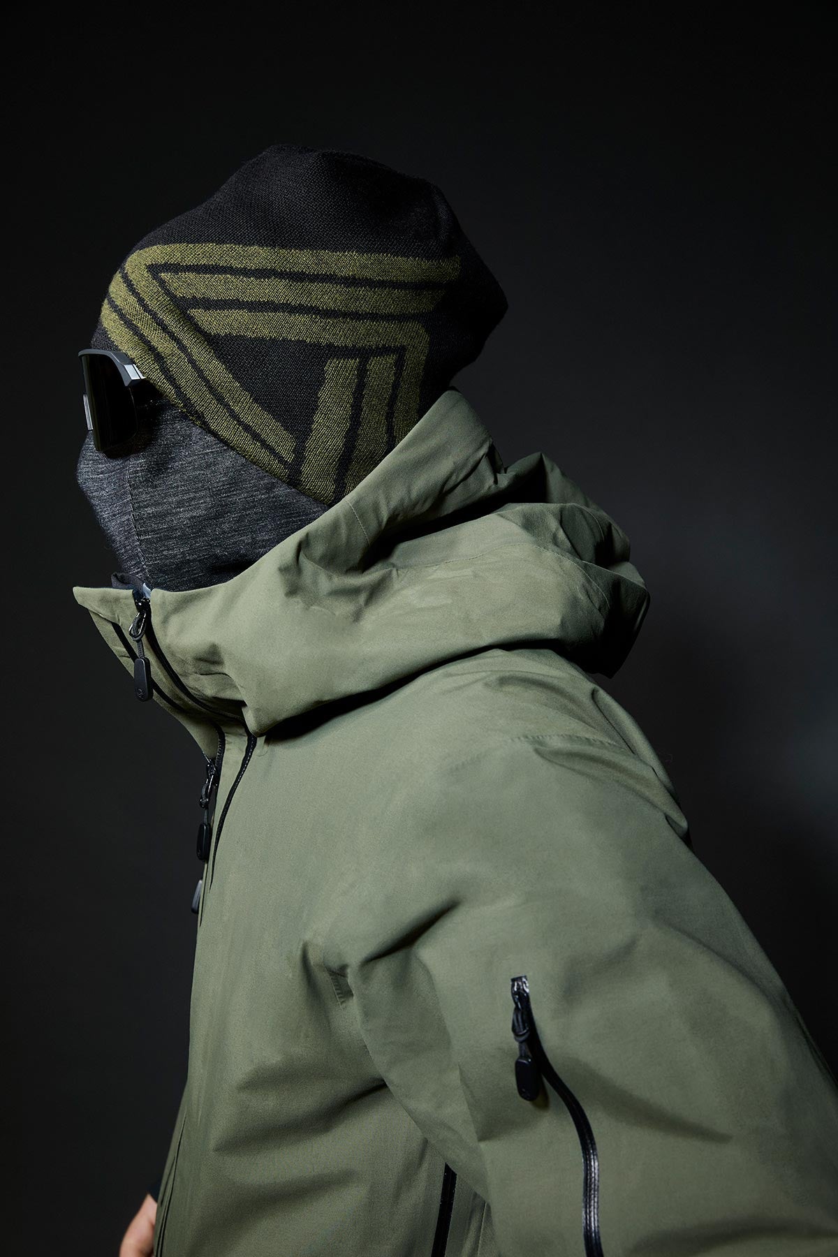 Reversible Wool Beanie Jacquard - Audant