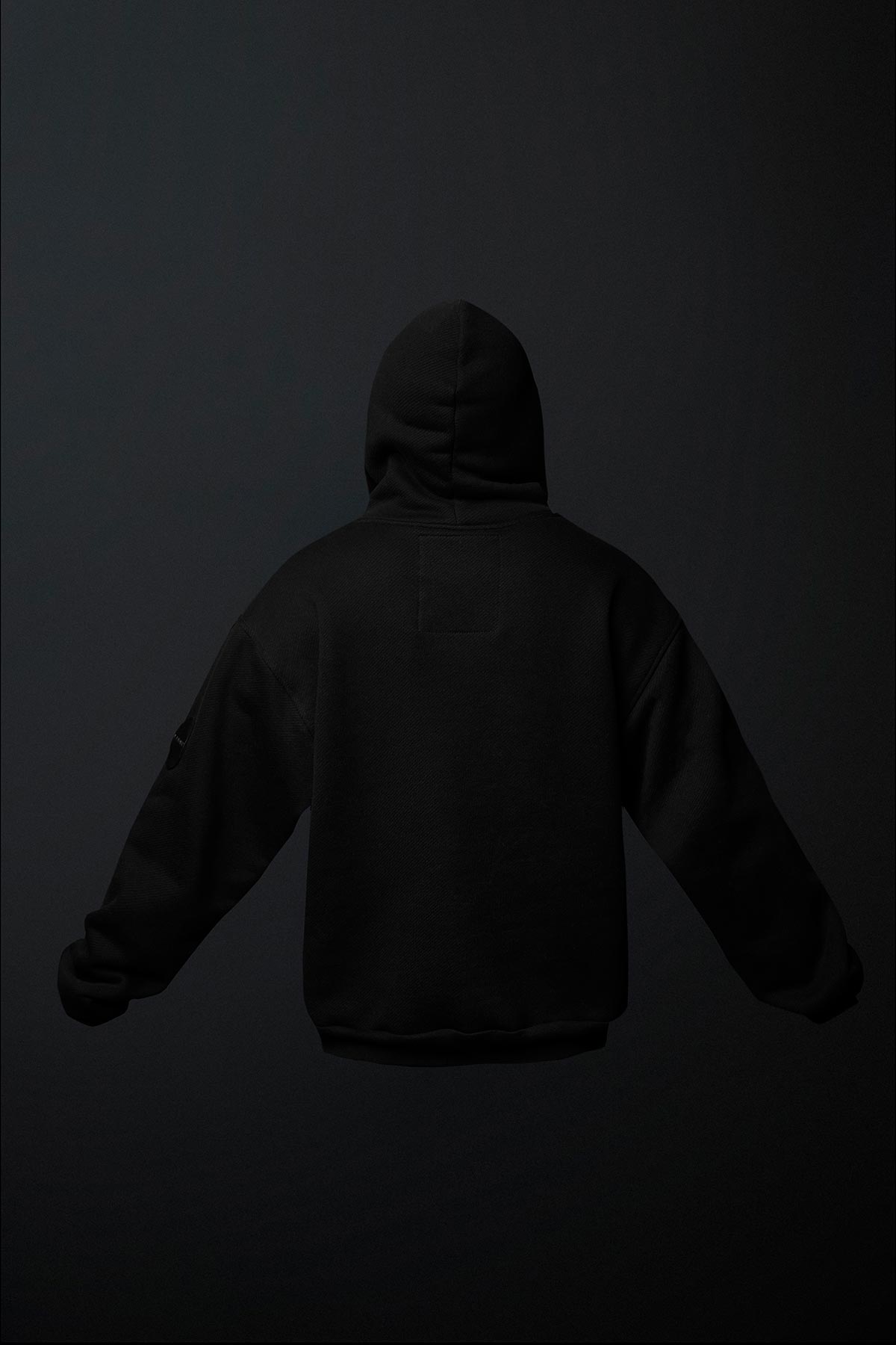 Hoody Fleece Man Black - Audant