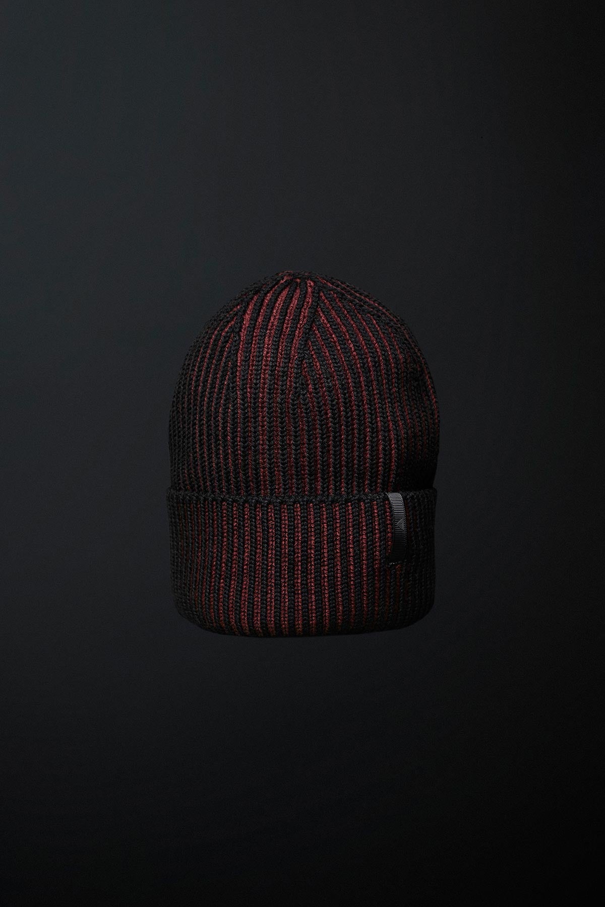 Knit Wool Beanie cherry - Audant